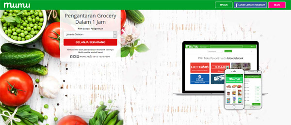 Mumu.id helps Indonesian people to get their groceries easier
